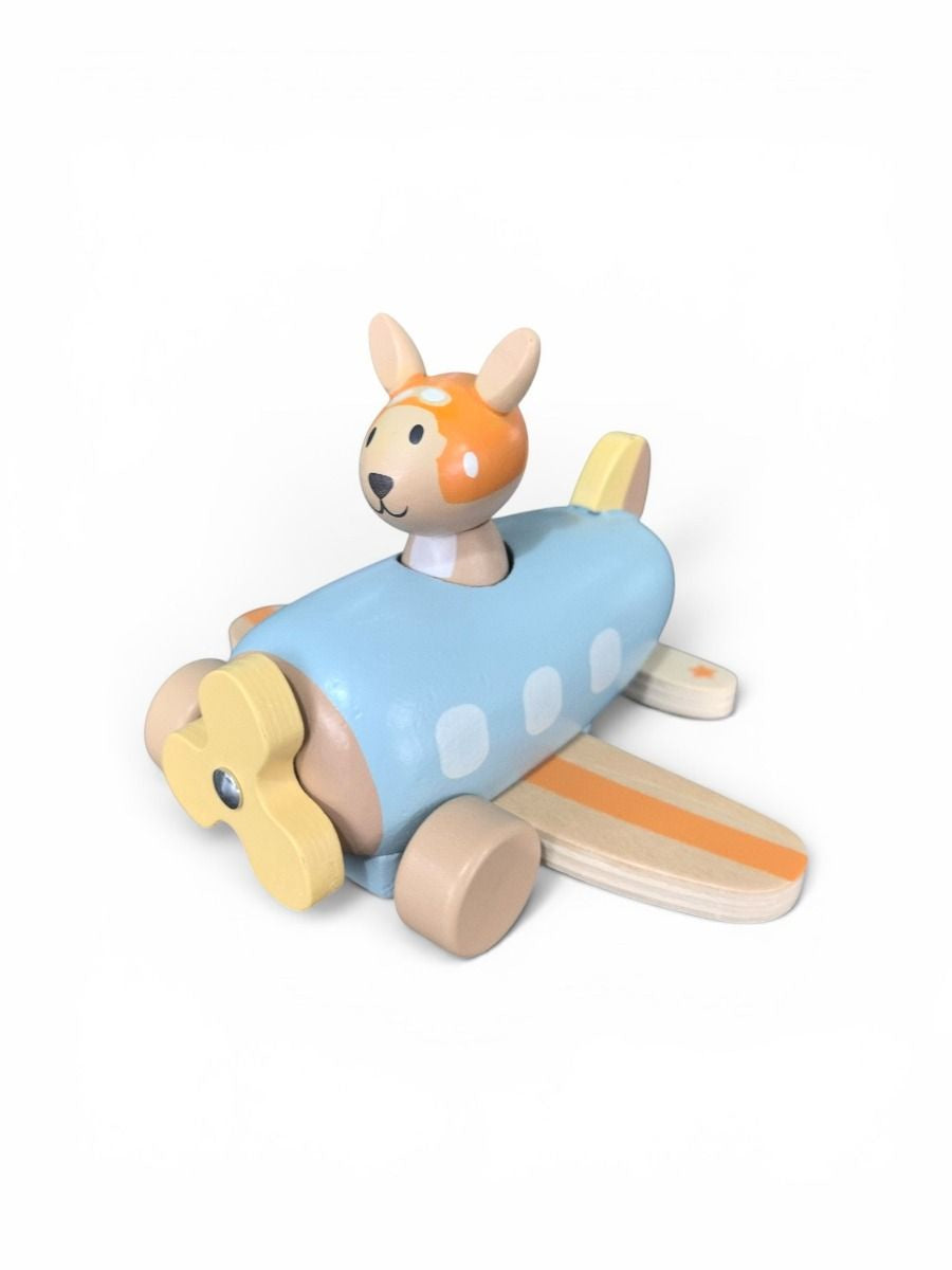 Onya Kids Wooden Kangaroo Airplane