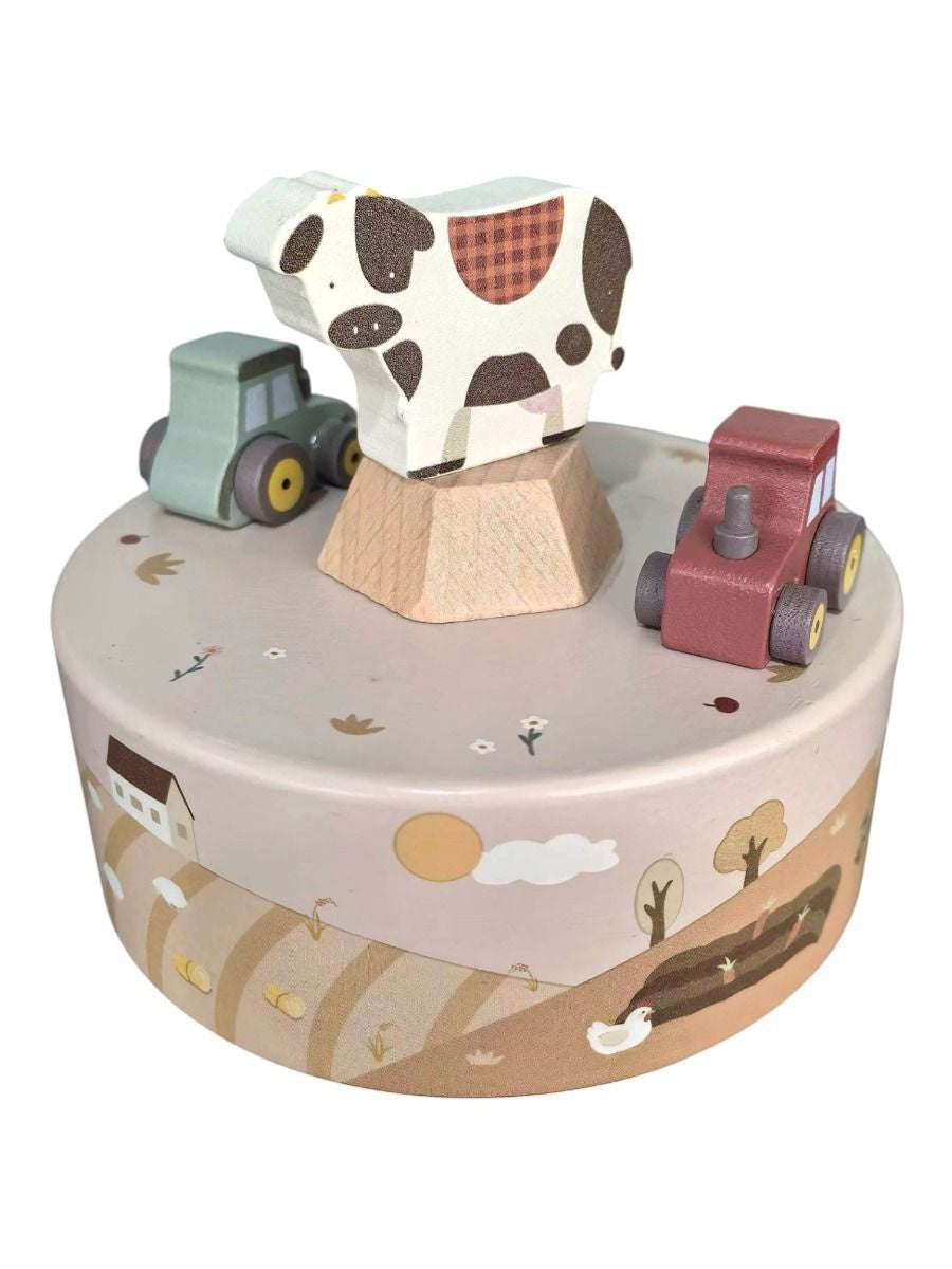 Onya Kids Farm Music Box with two tractors