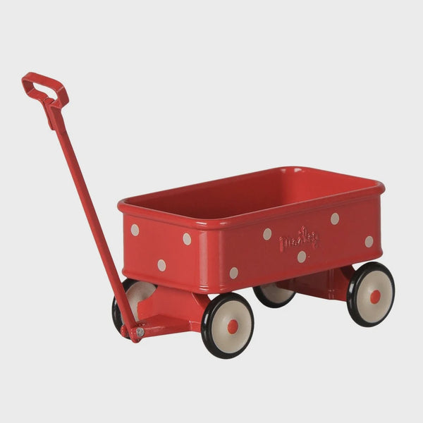 Maileg Wagon Mouse Red