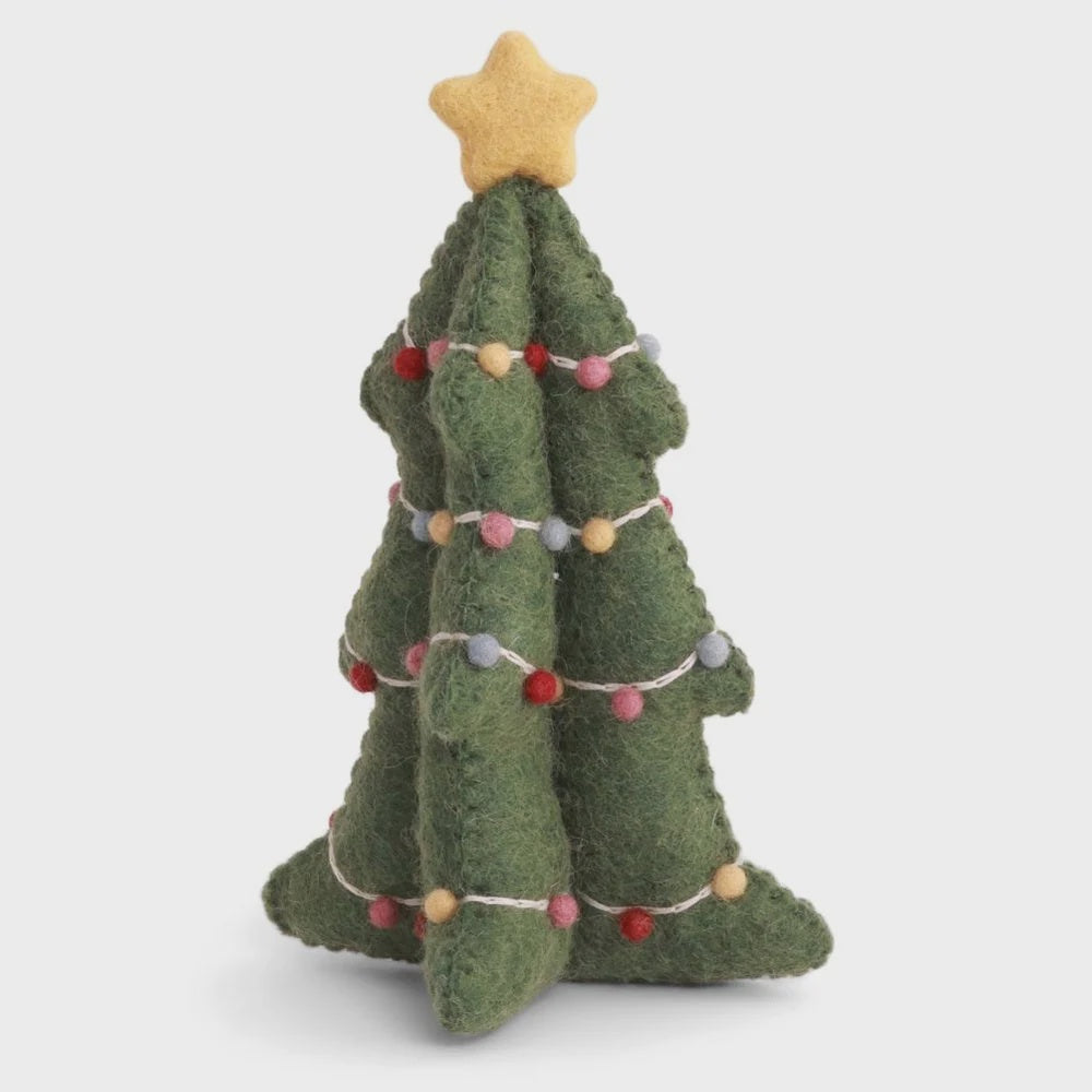 Christmas Tree with garland decoration  22cm