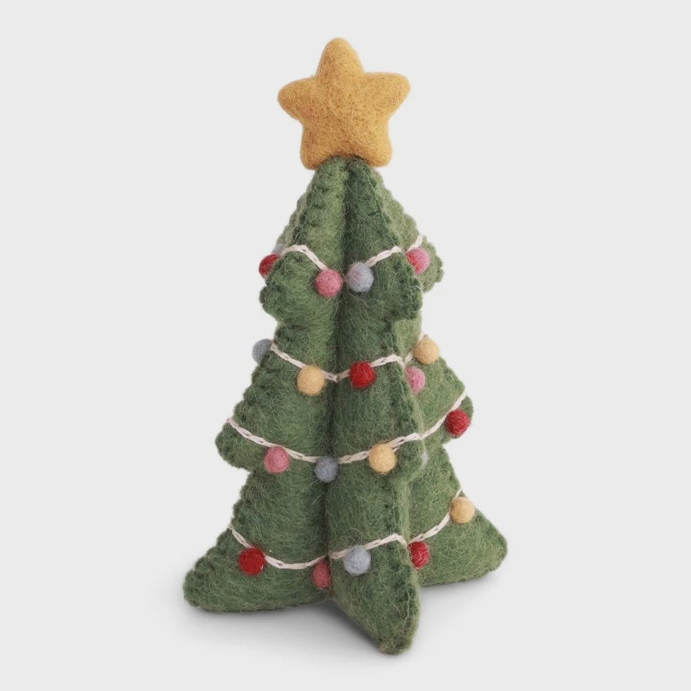 Chris as Tree with garland small decoration 15cm