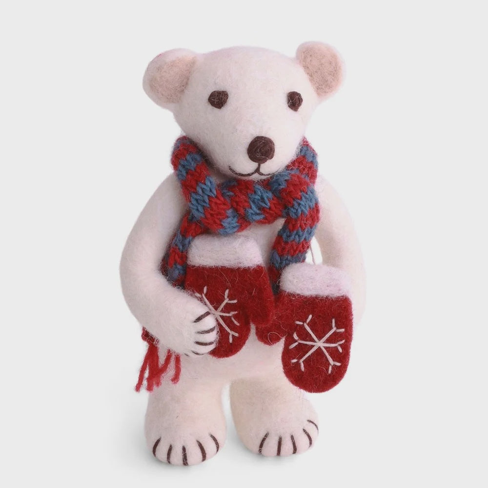 Polar Bear medium with mittens