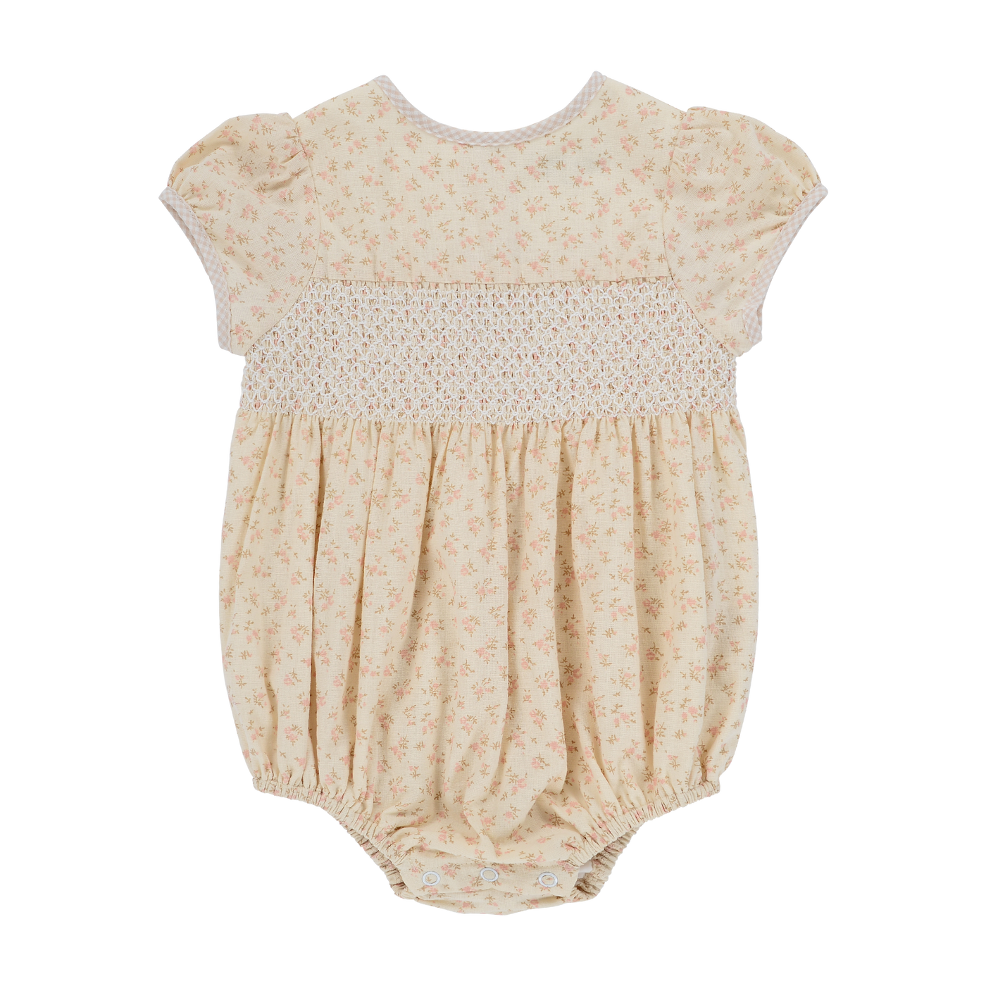 Dusty Rose Peach roseSmock Playsuit