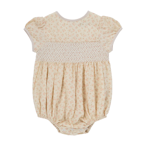Dusty Rose Peach roseSmock Playsuit