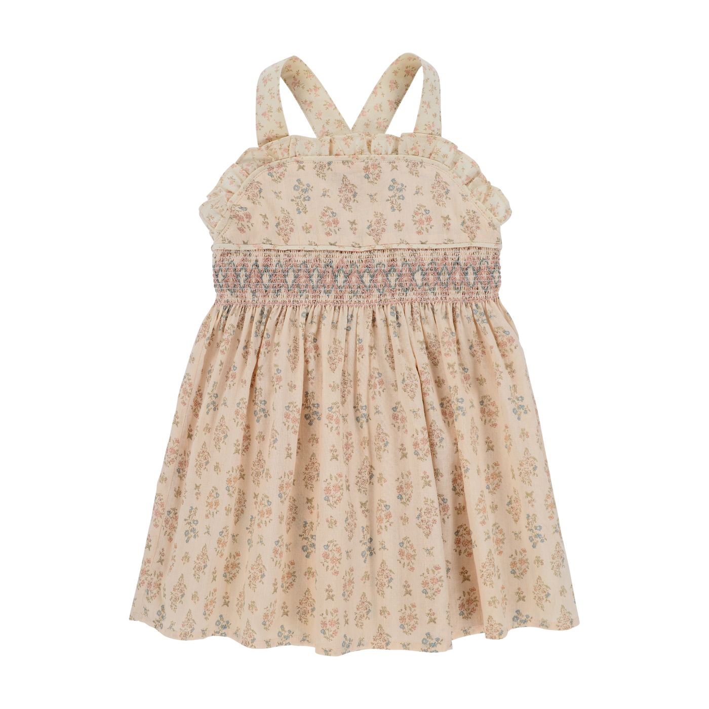 Dusty Rose Bib Dress