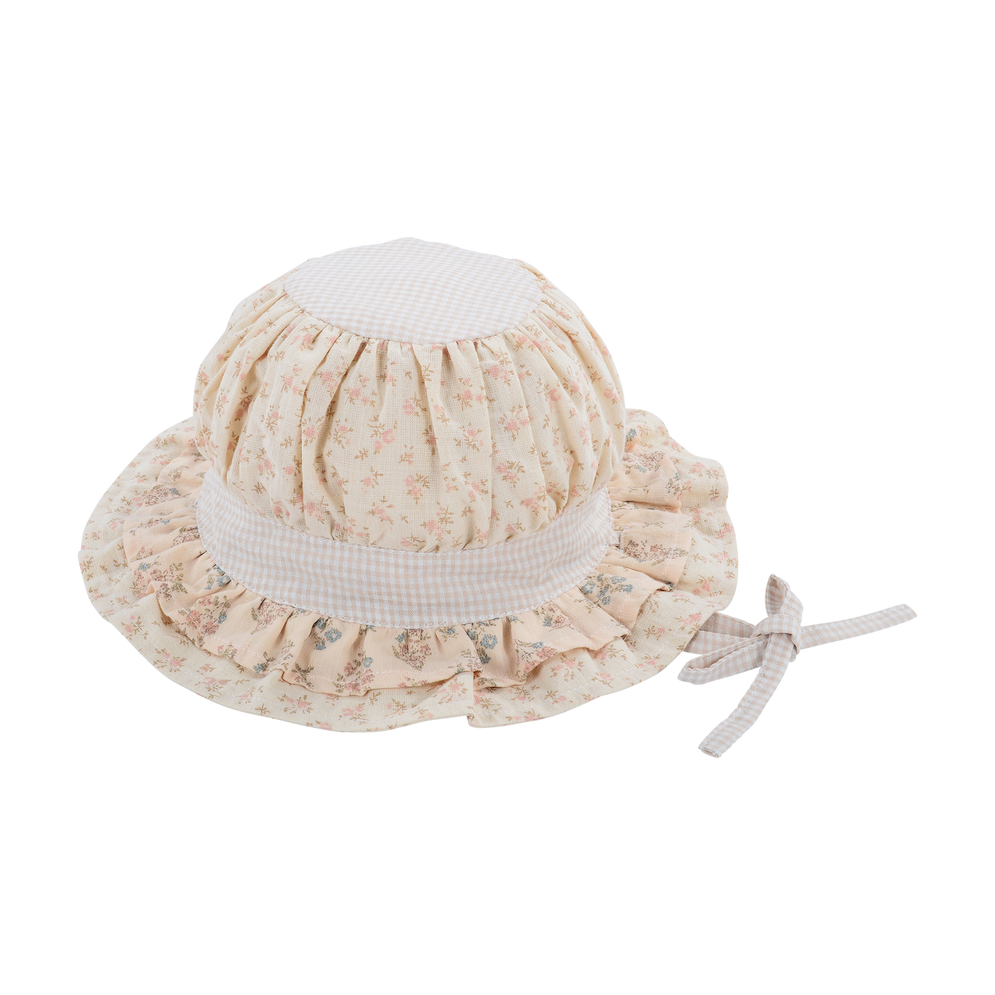 Dusty Lemon Rose Layered hat