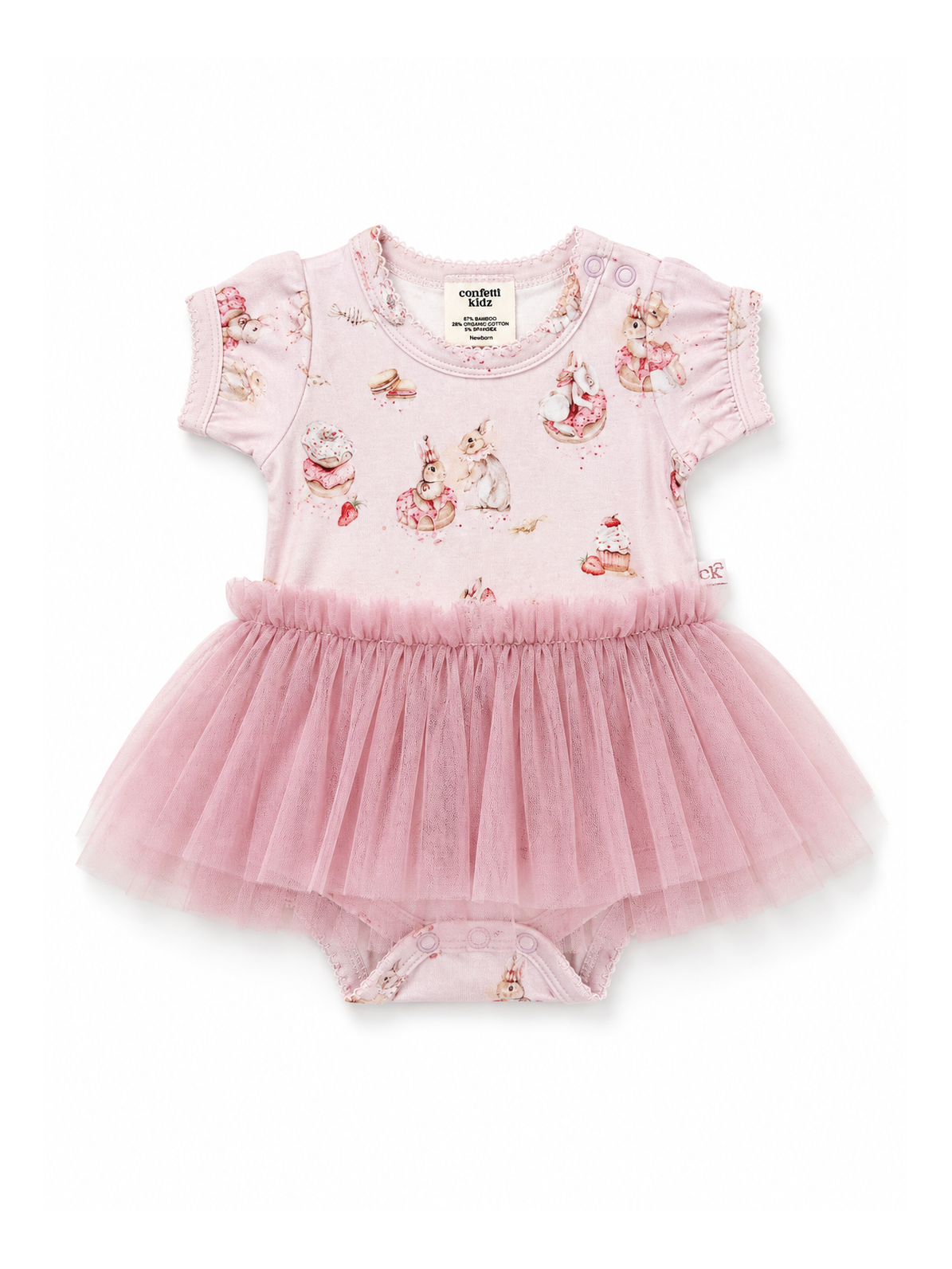 Sugar Bunnies Bodysuit Tutu Dress