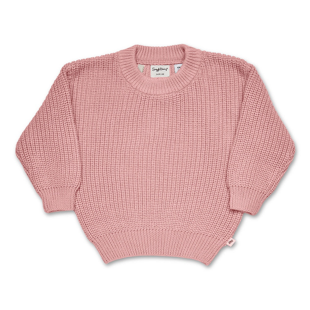 Rose Oversized Cotton Knit Jumper