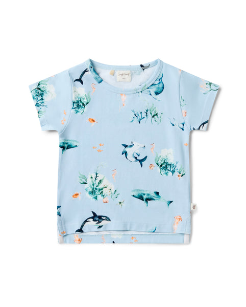 Blue Ocean Organic T Shirt