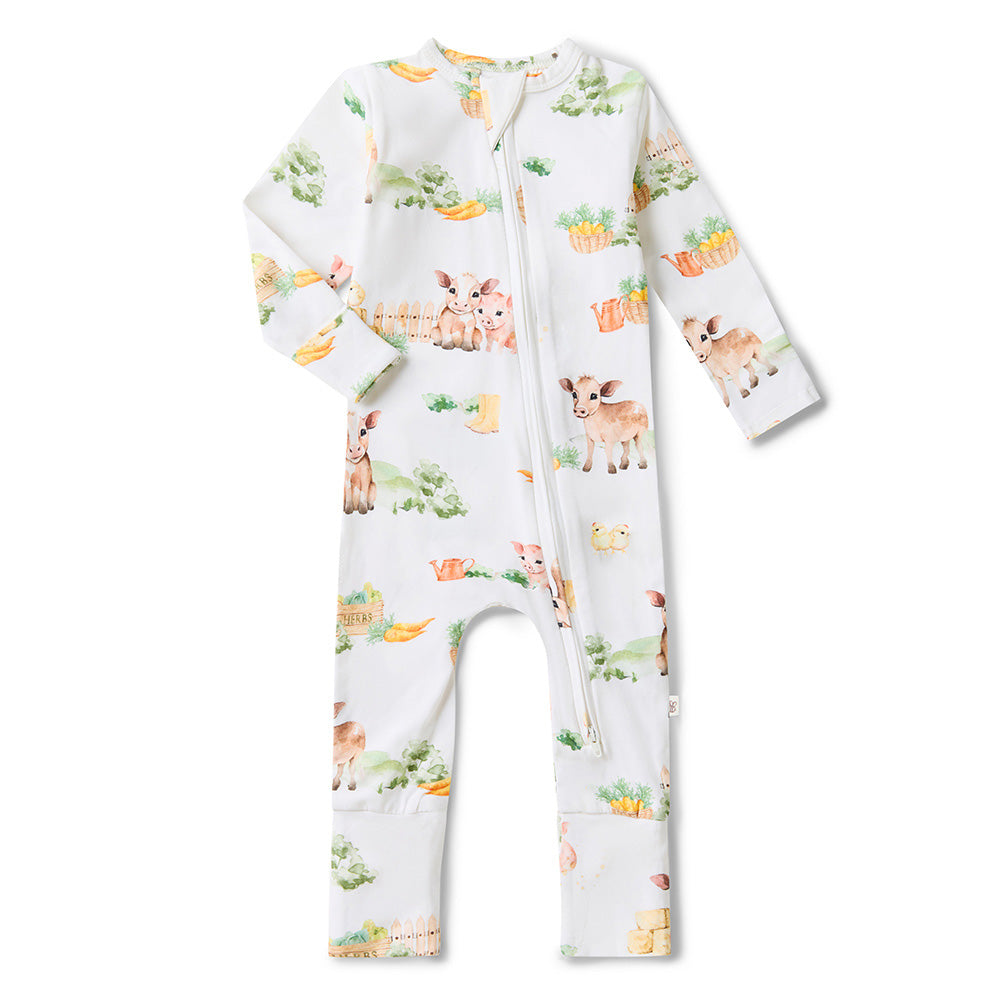 Farm Organic Snugglesuit Convertible Romper