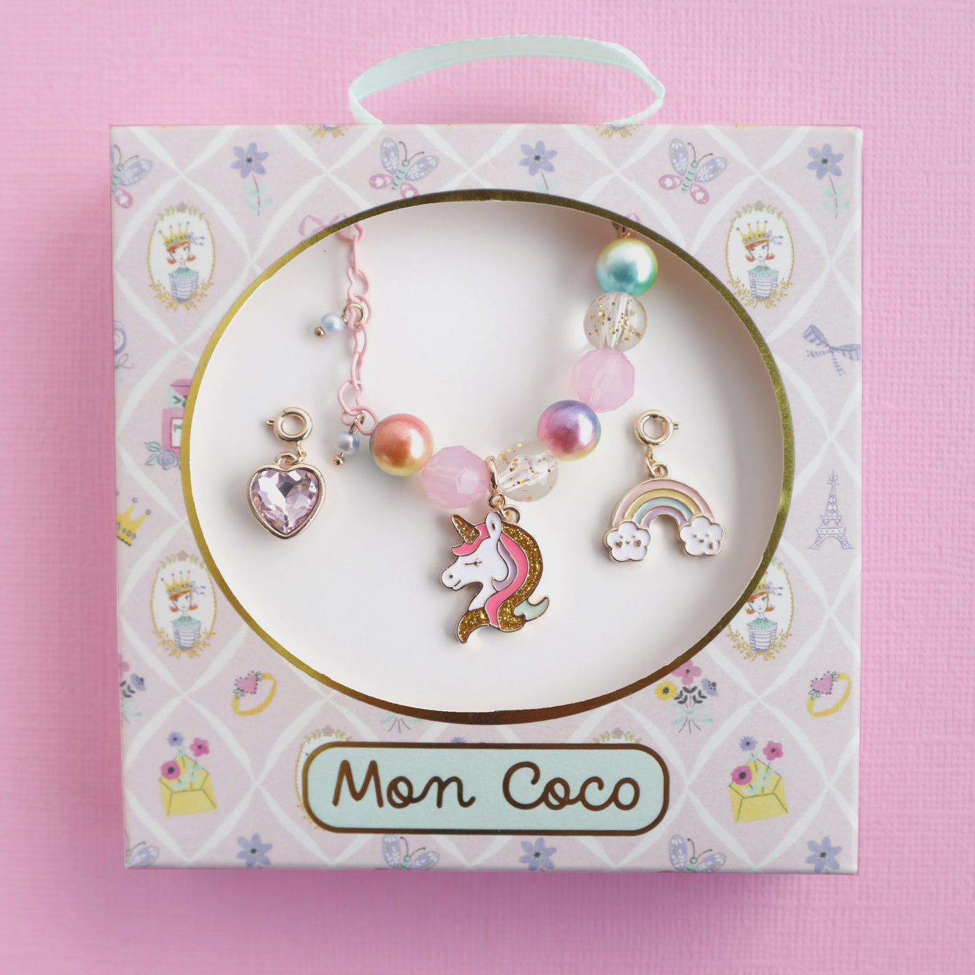 Mon Coco Unicorn dreams charm bracelet