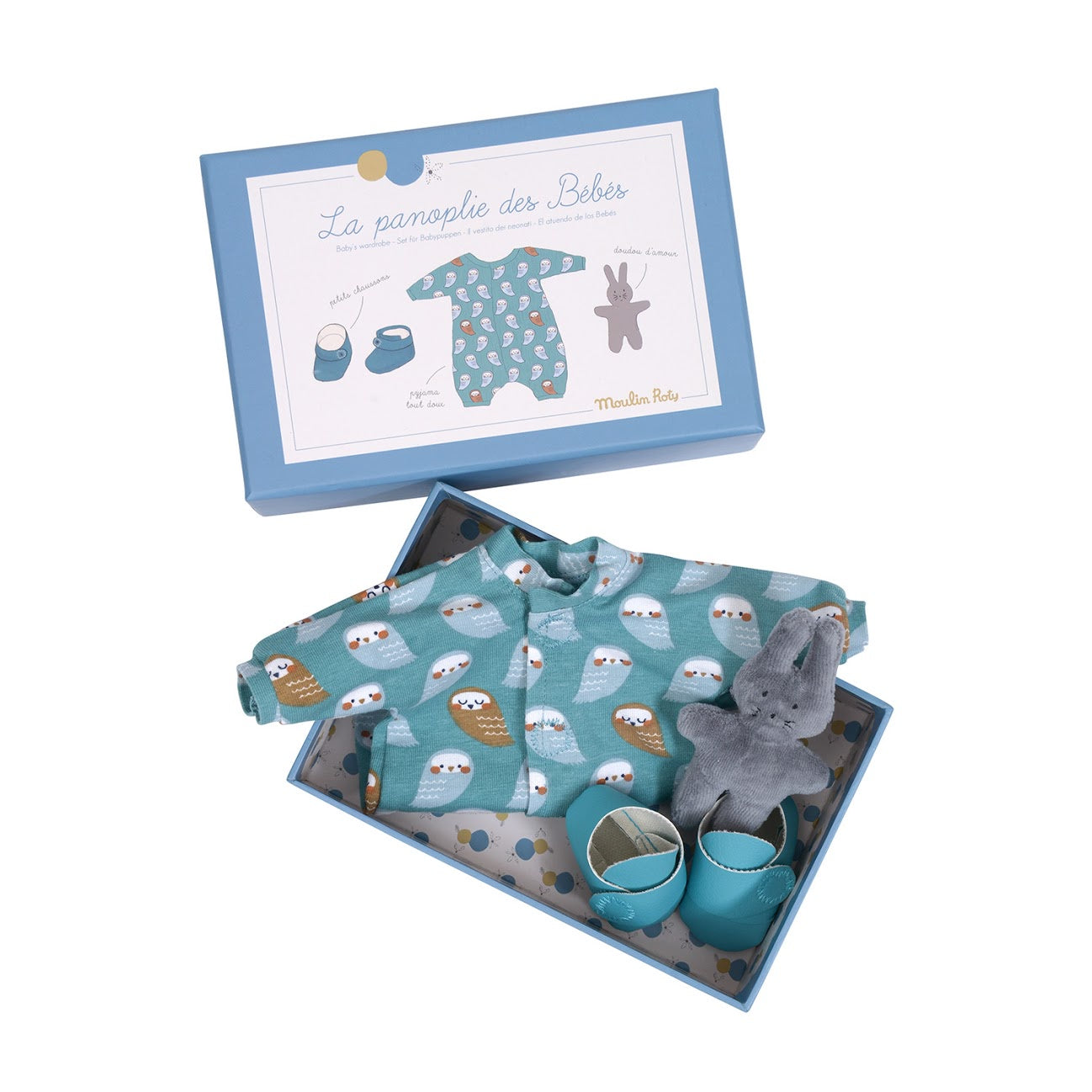 Moulin Roty Les Bebes baby’s clothing set for doll