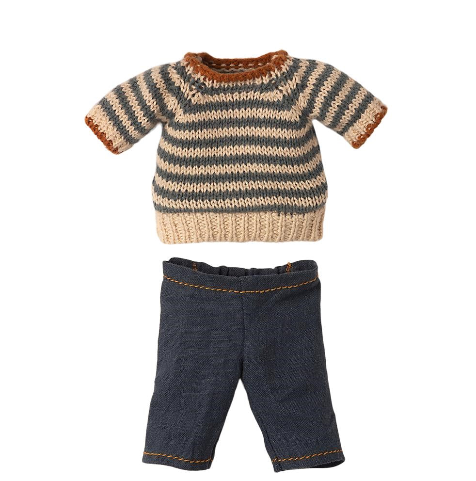Maileg jumper and pants for Teddy Dad