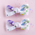 Lauren Hinkley Floral Dreams Fabric Bow Clips