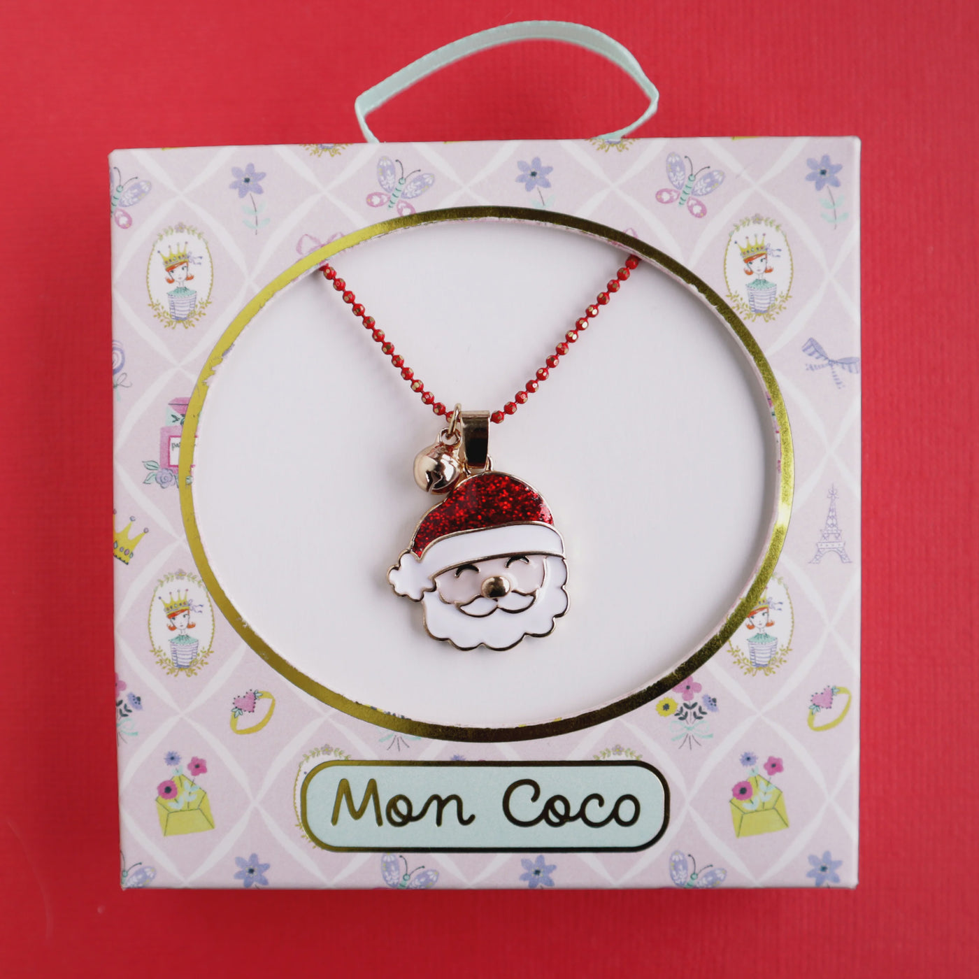 Mon Coco Dear Santa Necklace