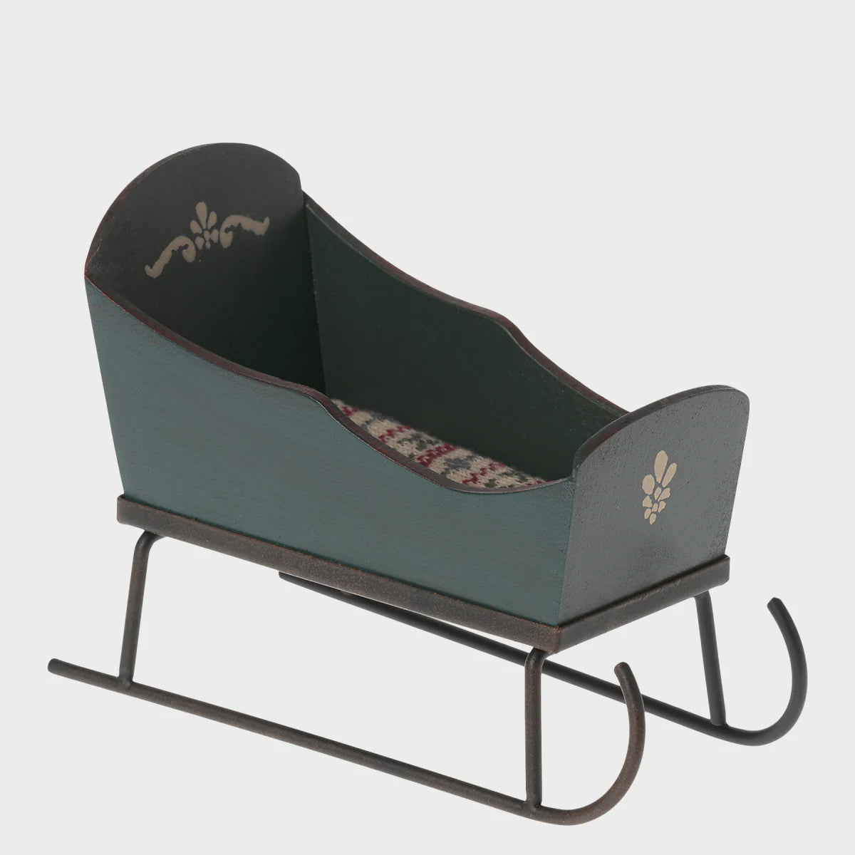 Maileg Sleigh For Mouse Green