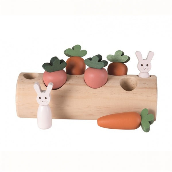 Egmont Rabbit and Carrots Log