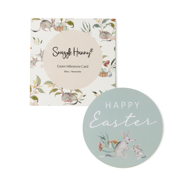 Easter Bilby Reversible Single Milestone card